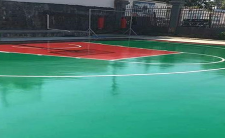忻州篮球场翻新地面